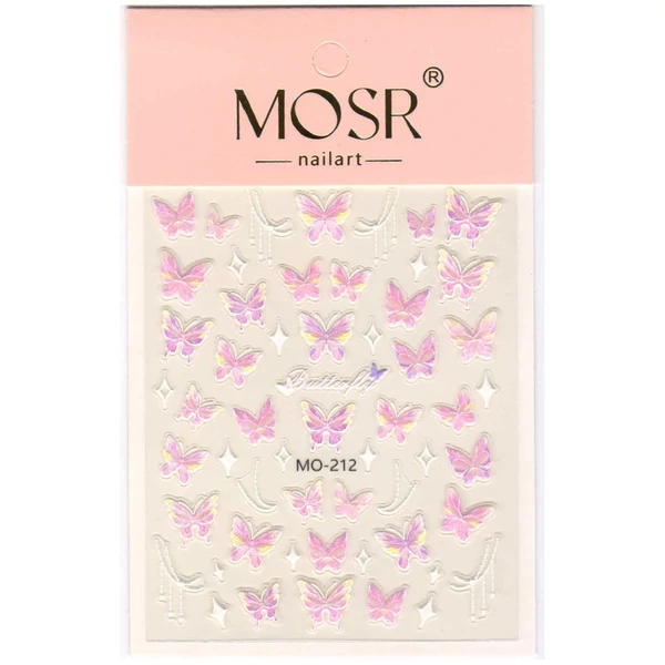 Körömmatrica 3D Mosr / MO-212