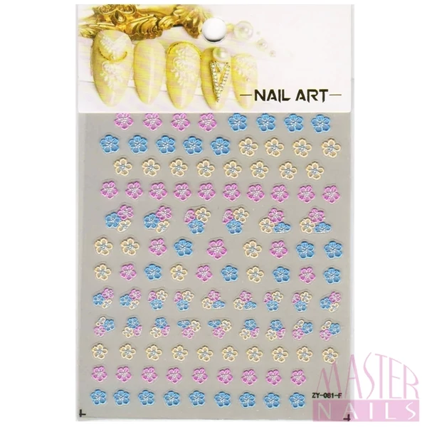 Körömmatrica 3D NailArt / ZY-081-F