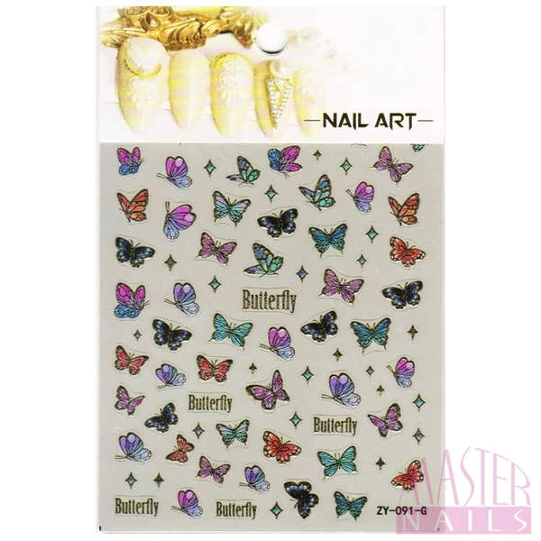 Körömmatrica 3D NailArt / ZY-091-G
