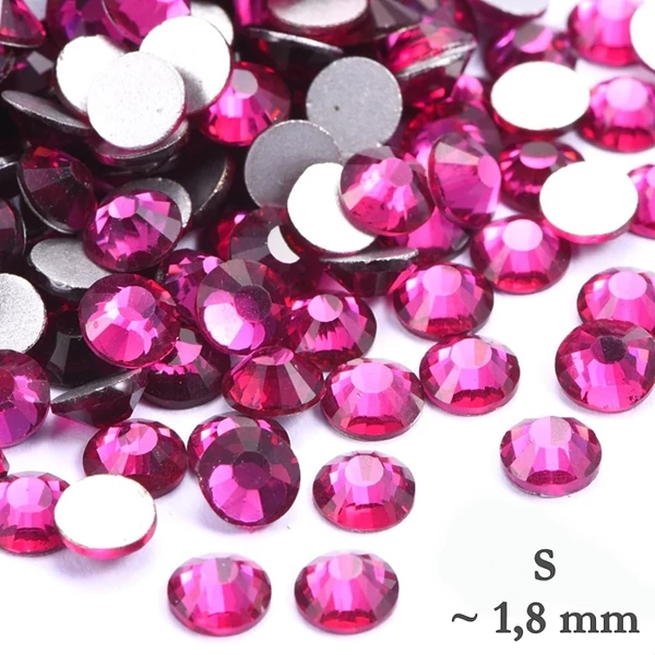 Strasszkő 50 db / fuxia S-es méret