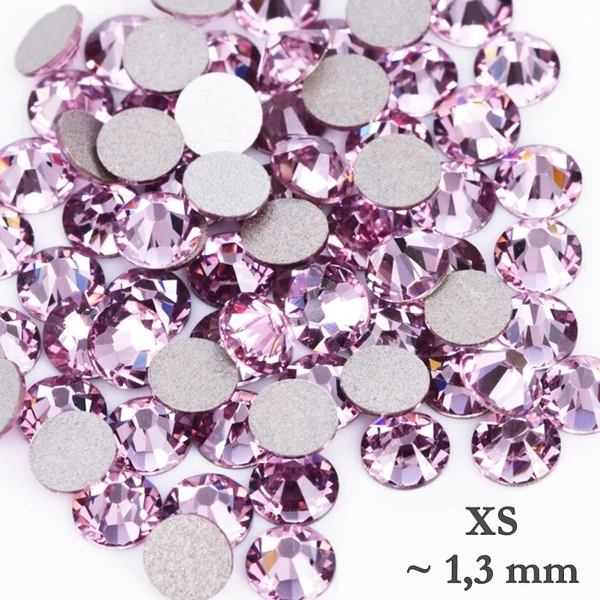 Strasszkő 50 db / light amethyst XS-es méret