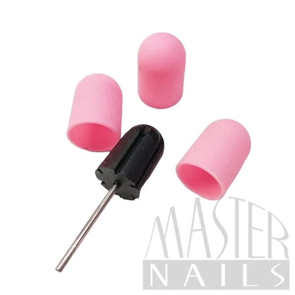 Pedi csiszoló kúp SZETT #16mm. PINK