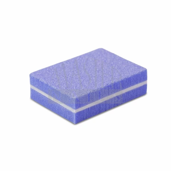 Polírozó homokolt mini / tégla kék 100/180