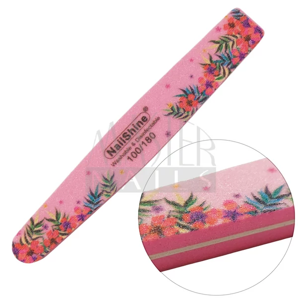 Polírozó homokolt mintás / pink rombusz 100/180