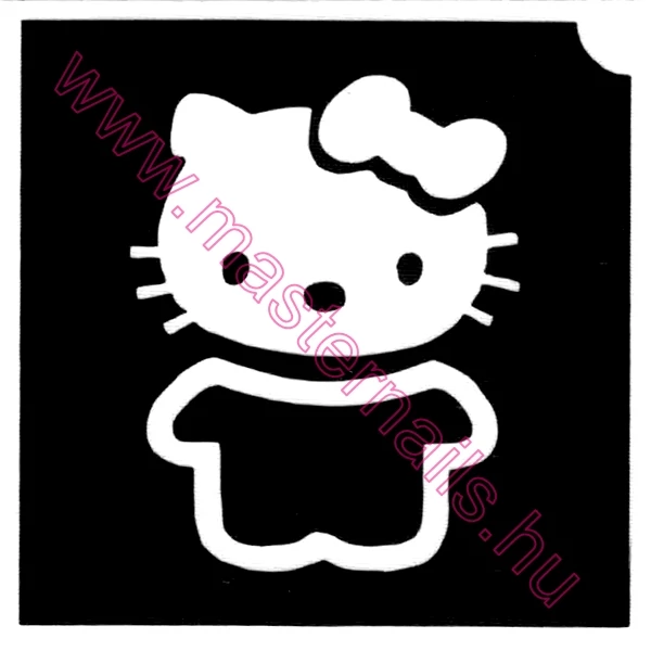 Csillámtetoválás sablon /MN-03/Hello Kitty álló