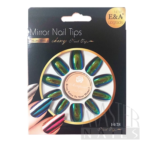 Műköröm szett MIRRORNAIL 14db-os / 5.