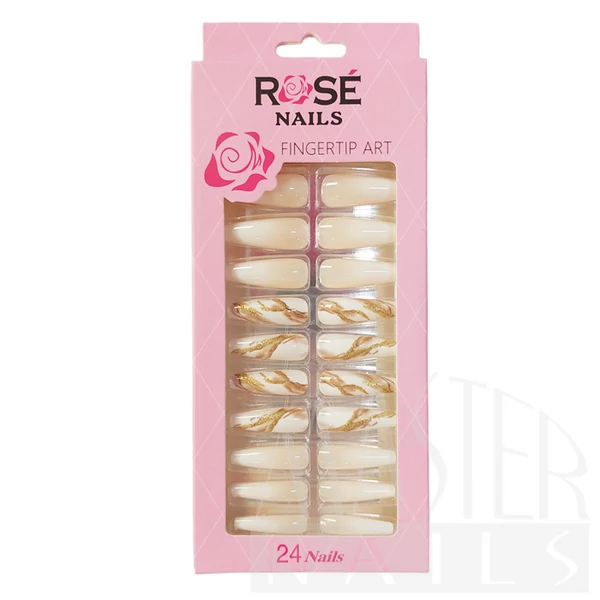 Műköröm szett ROSENAILS 24db-os / 12.