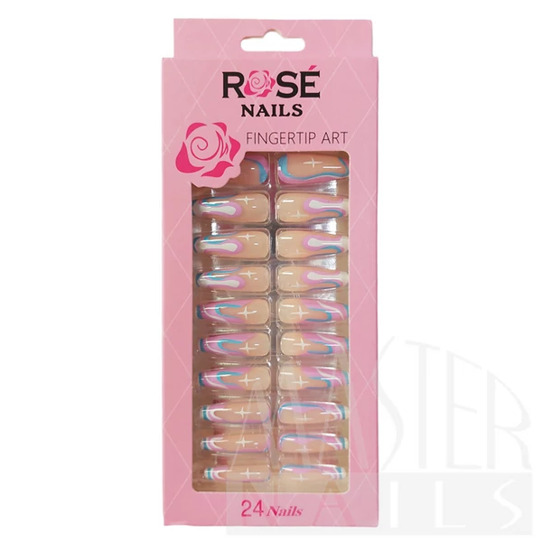 Műköröm szett ROSENAILS 24db-os / 13.
