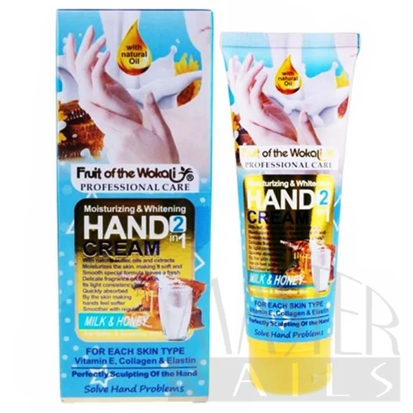 Wokali Kézkrém 130 ml. / Milk + Honey