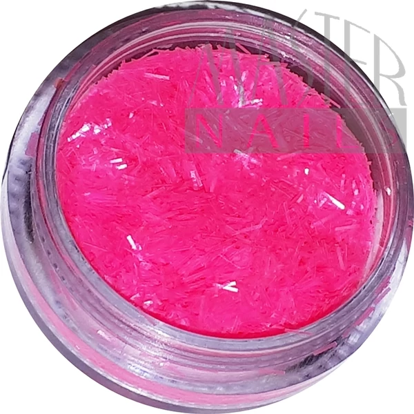 Körömdísz / NEON pink szálka