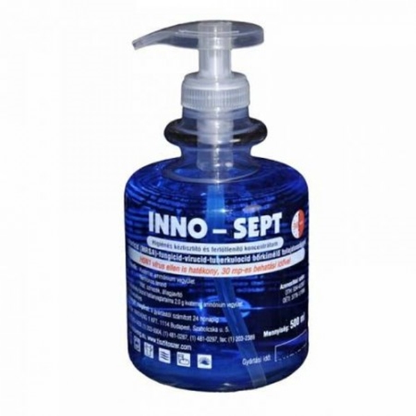 INNO-SEPT 0,5 literes pumpás fertőtlenítő szappan