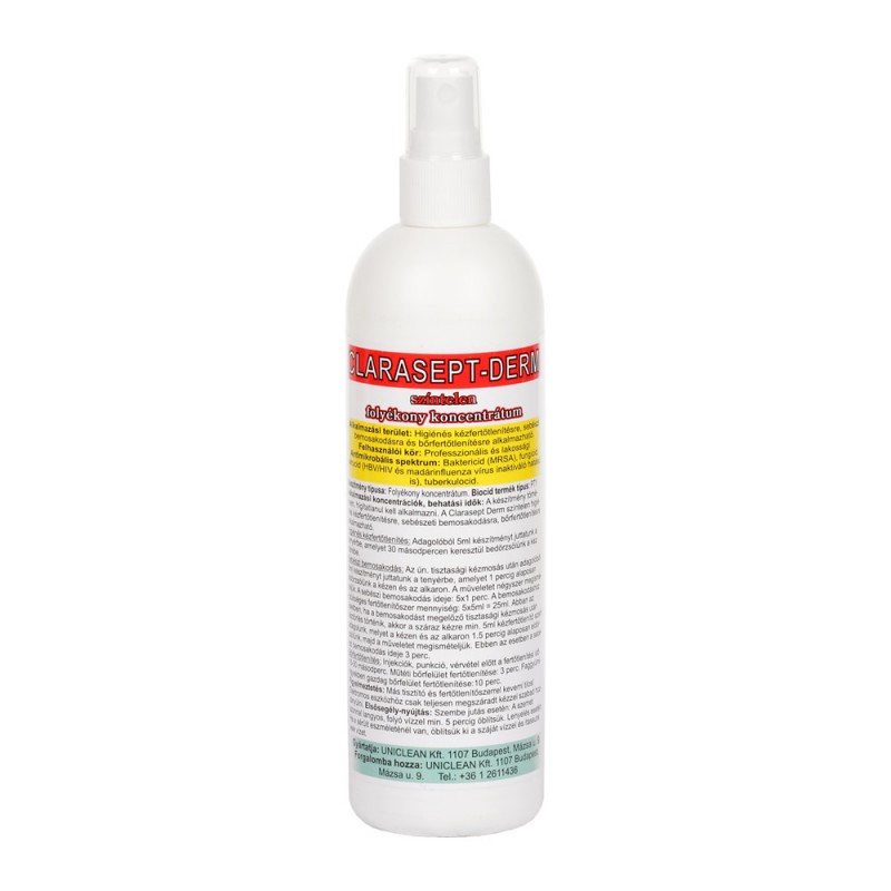 Clarasept-derm 250ml kézfertőtlenítő , bőrfertőtlenítő