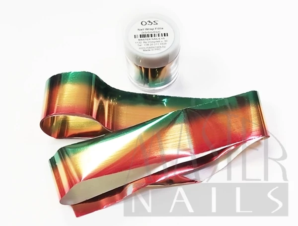 Körömdísz / Nail Wrap Fólia 035