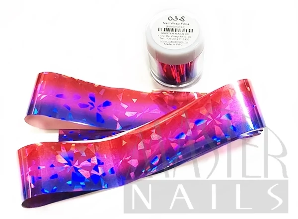 Körömdísz / Nail Wrap Fólia 038