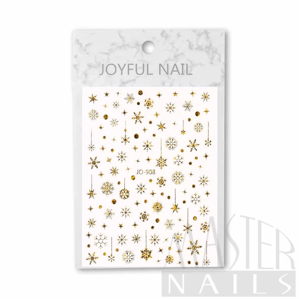 Körömmatrica Karácsonyi. / Arany / JO908