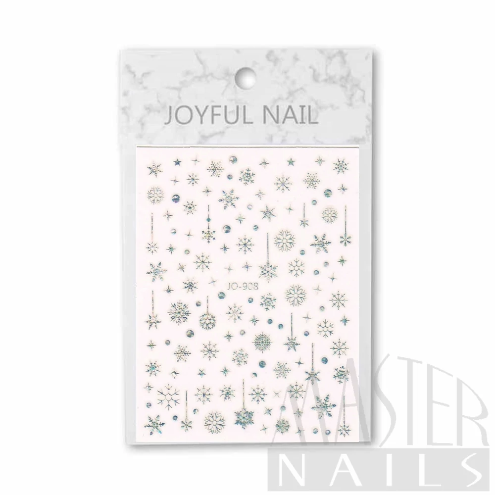 Körömmatrica Karácsonyi. / Ezüst / JO908