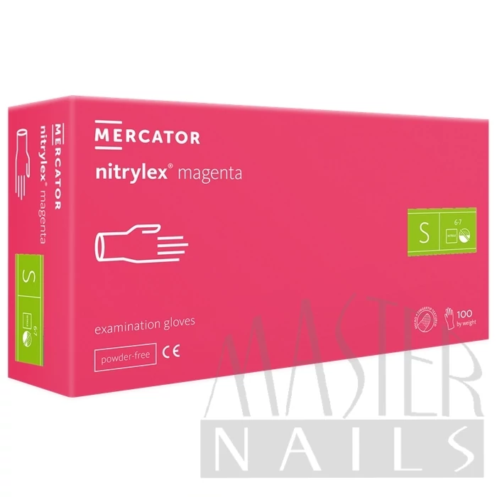 Gumikesztyű / Nitrylex Magenta S-es méret 100 db-os