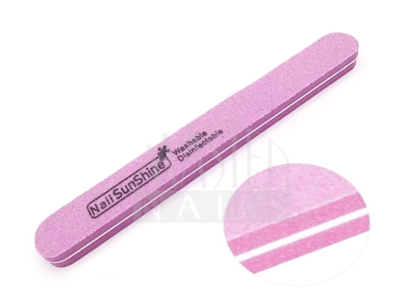 Polírozó homokolt / pink egyenes 100/180