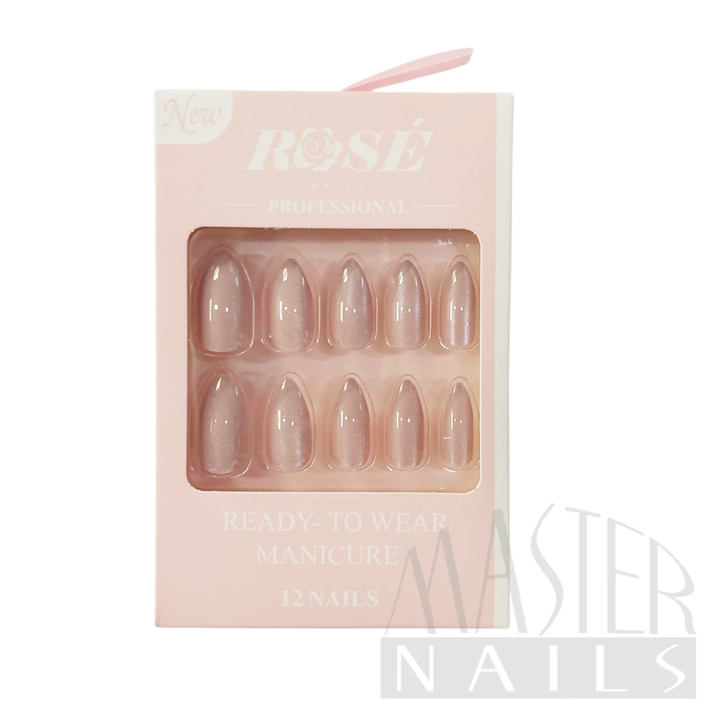 Műköröm szett / 12db-os / ROSENAILS III. / 01.