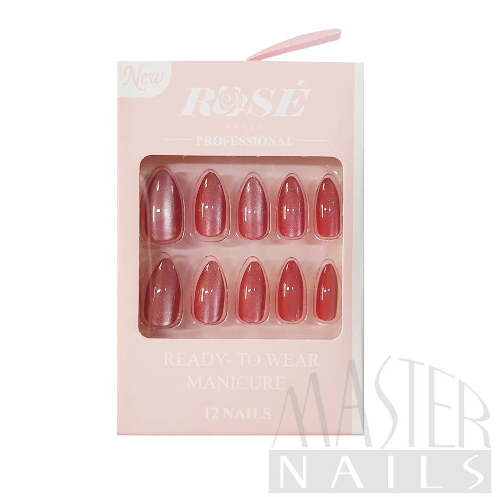 Műköröm szett / 12db-os / ROSENAILS III. / 07.