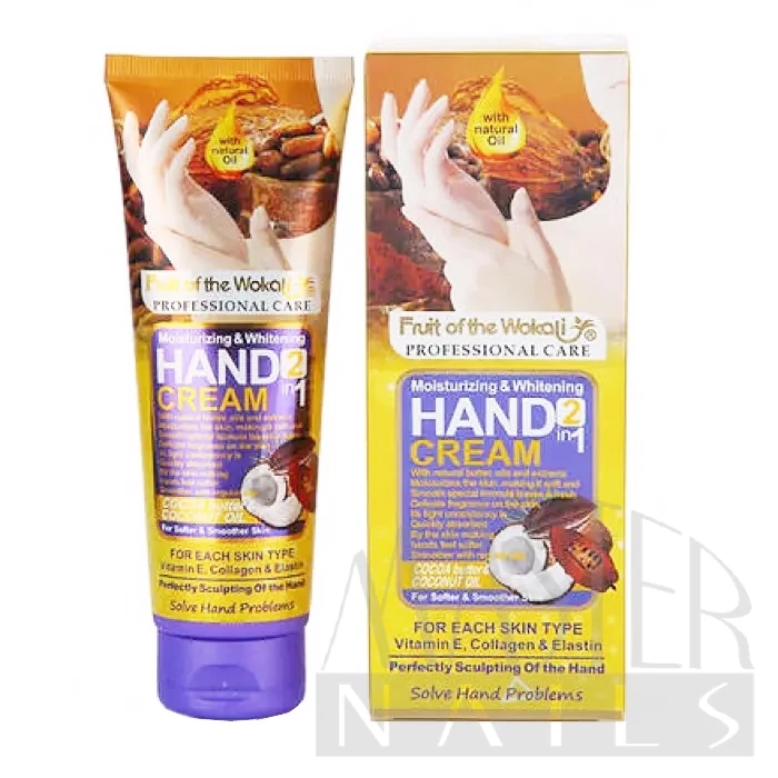 Wokali Kézkrém 130 ml. / Kakaó + Kókusz